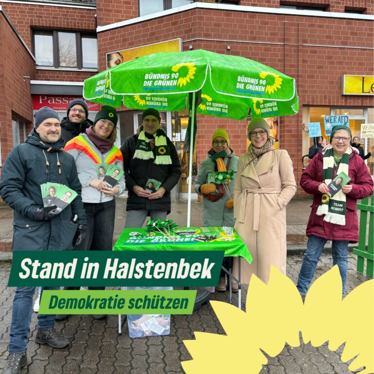 Infostand in Halstenbek